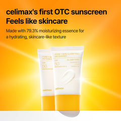 celimax aplicación en rostro que protege y unifica el tono