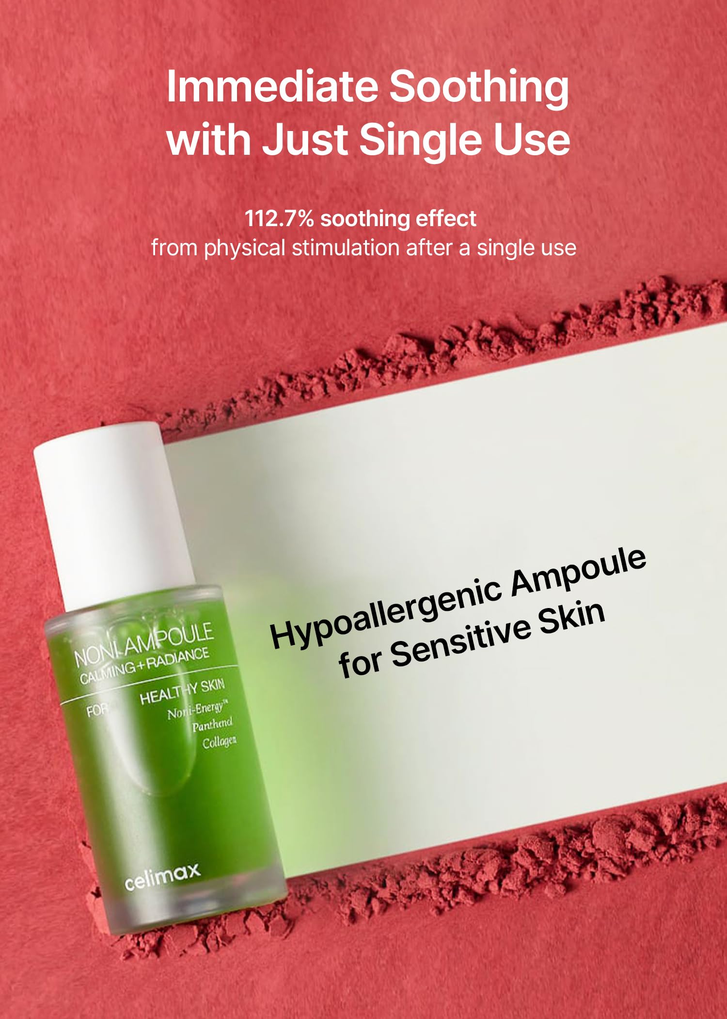 celimax ampolla noni aplicada por la mañana antes del maquillaje