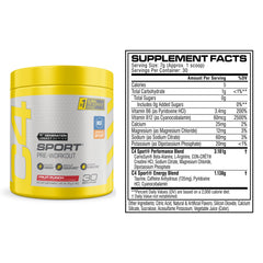 Polvo Cellucor C4 Sport textura y color vibrante para mezclar energía