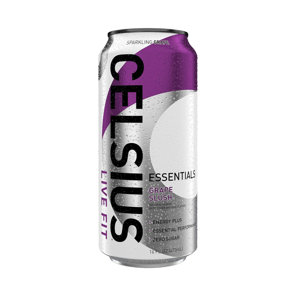 CELSIUS lata en mano para ver tamaño real y portabilidad