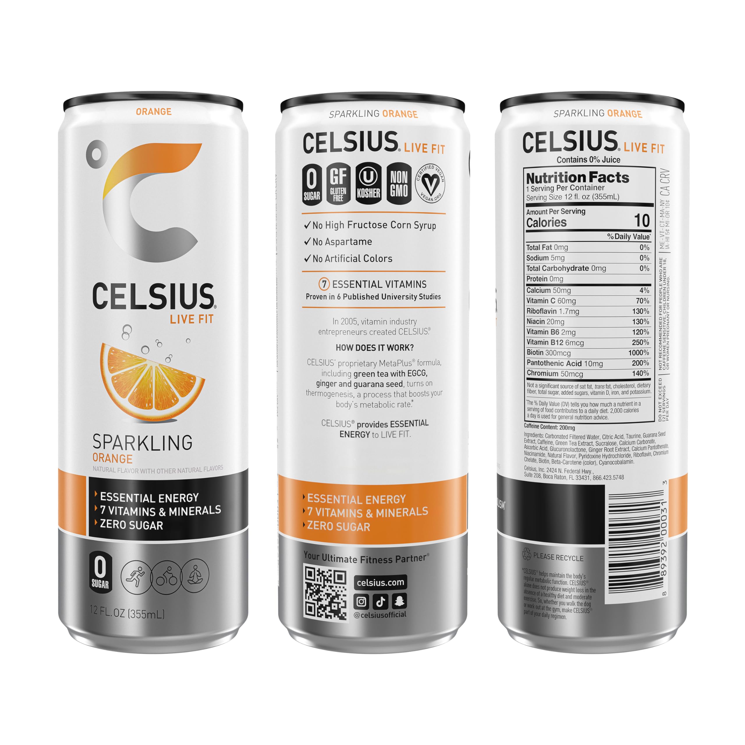 CELSIUS burbujeo y espuma resaltando carbonatación refrescante