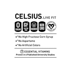 CELSIUS bebida en mano antes de entrenamiento como impulso de energía