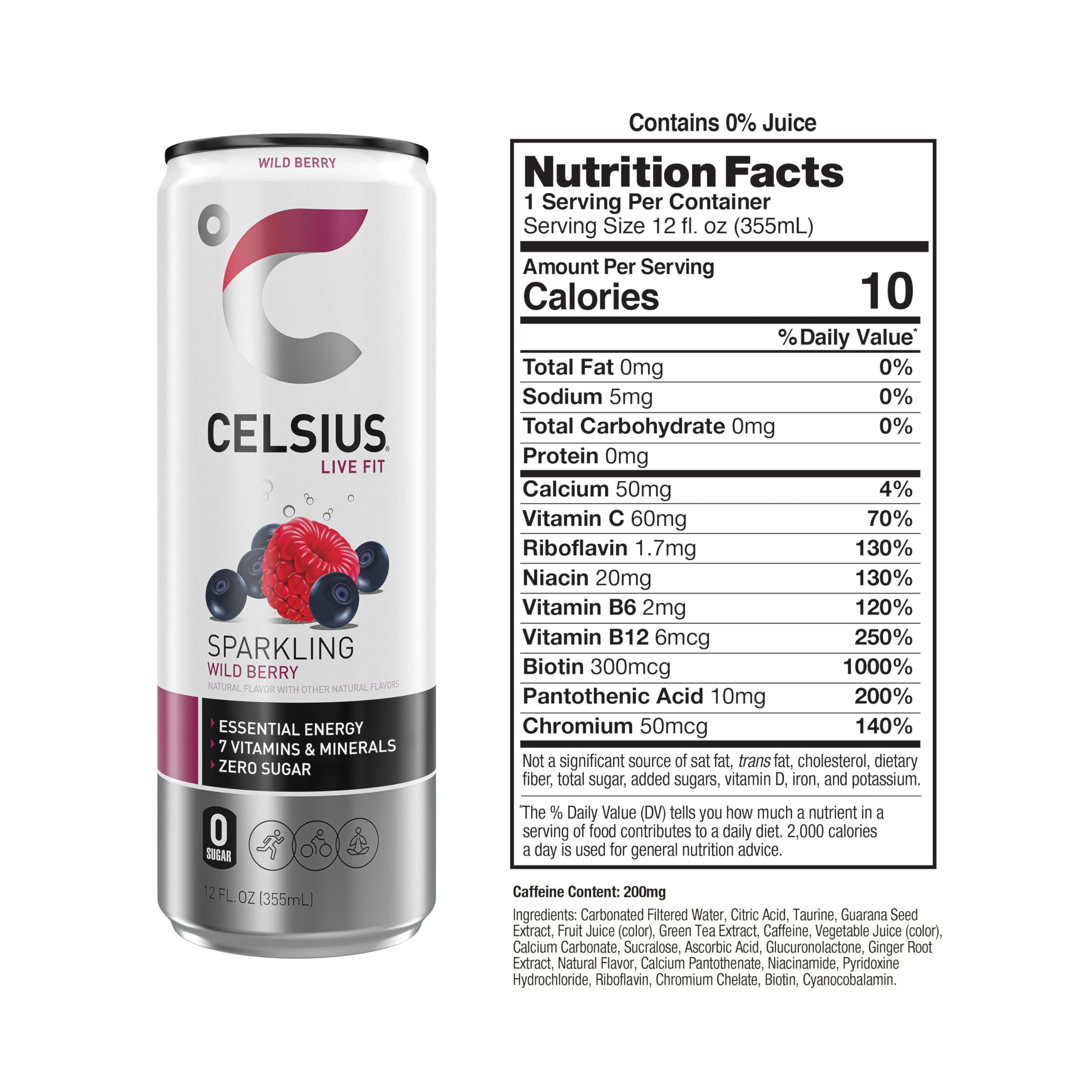 CELSIUS lata en mano para comparar tamaño y portabilidad en entrenamiento