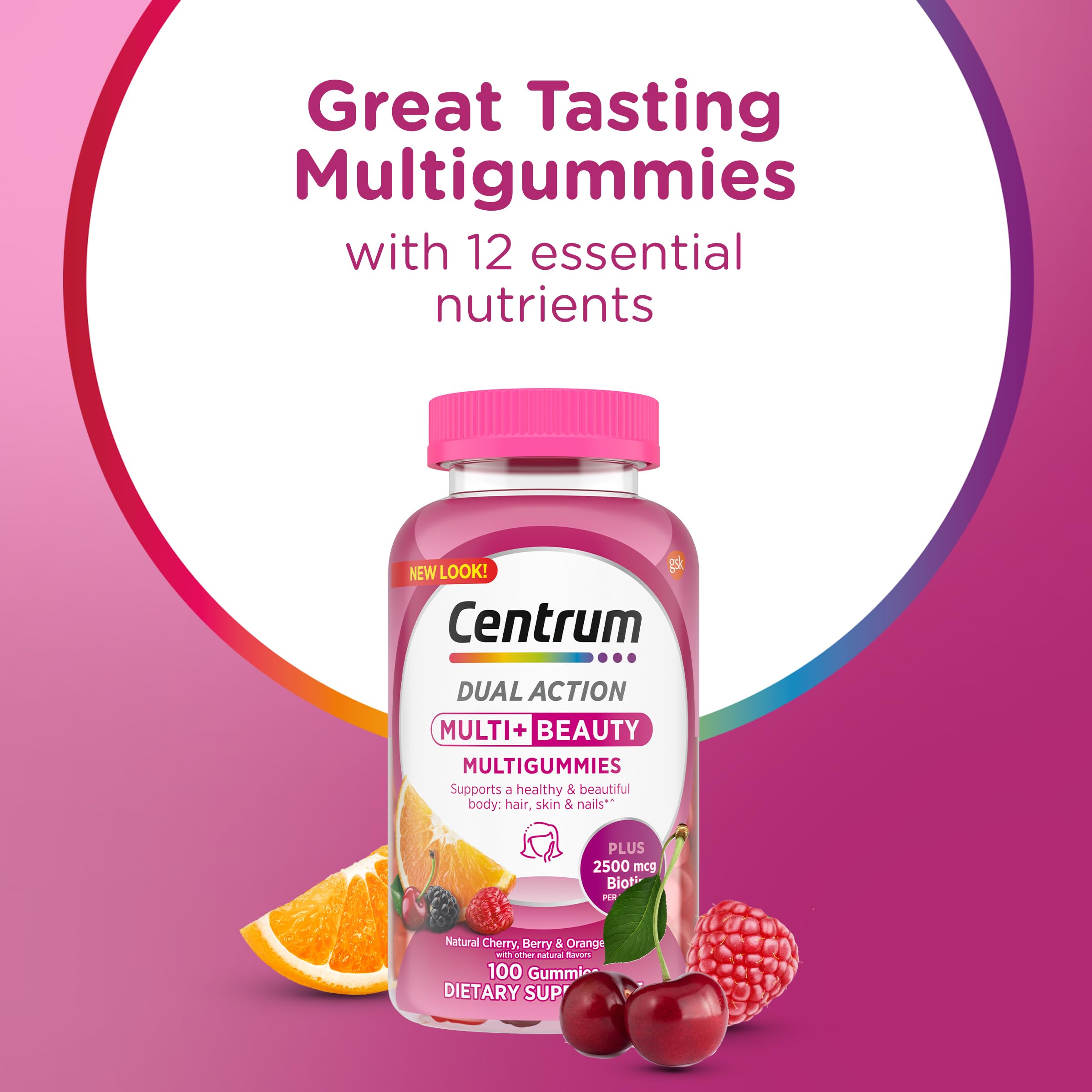 Centrum primer plano de textura de gomitas destaca aspecto apetecible