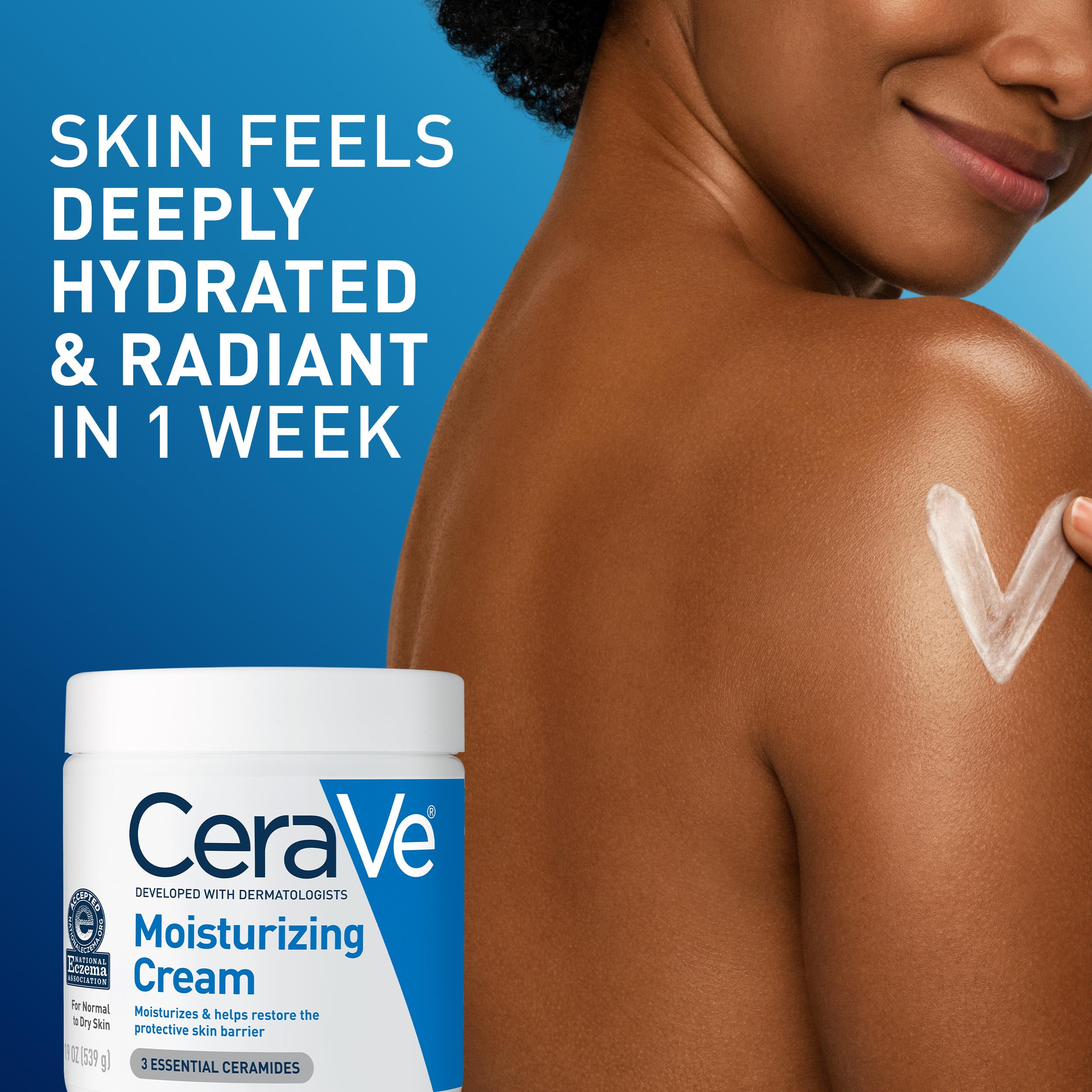 CeraVe envase abierto mostrando crema densa y fácil absorción