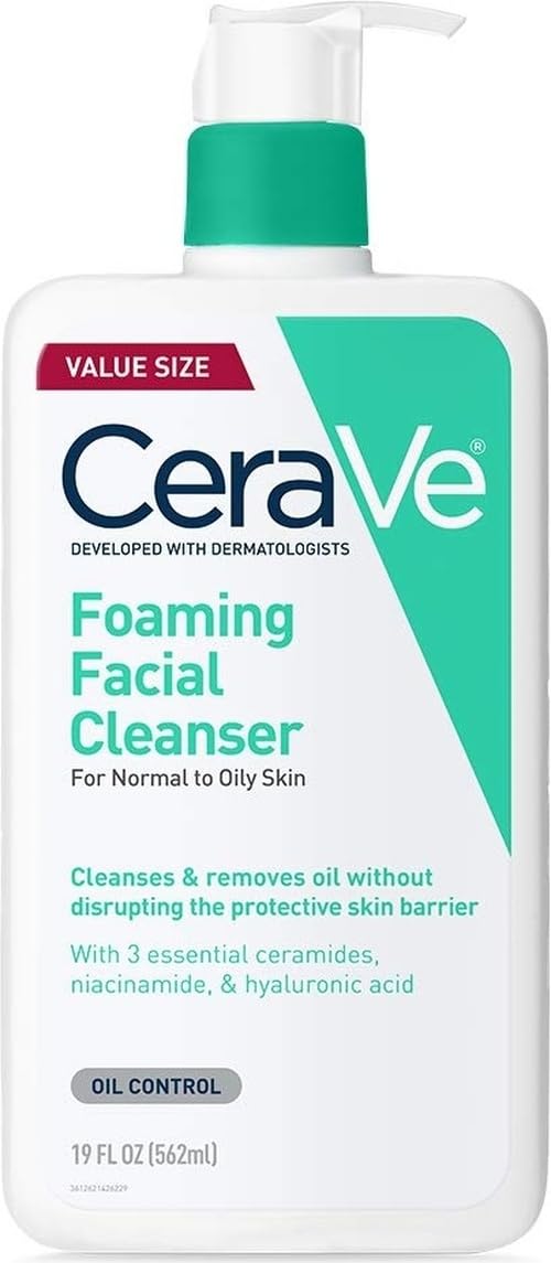 CeraVe botella frontal 19oz mostrando diseño y información principal