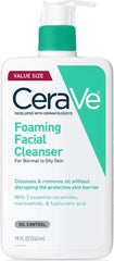 CeraVe botella frontal 19oz mostrando diseño y información principal