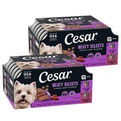 Cesar bandeja frontal del pack mostrando envase práctico y raciones