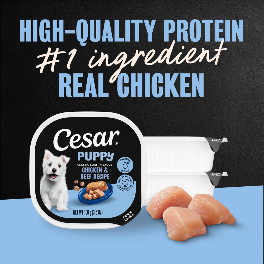 Cesar detalle de etiqueta e ingredientes, calidad y sin sabores artificiales