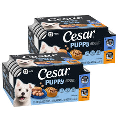 Cesar envase frontal mostrando pack doble y beneficio conveniencia
