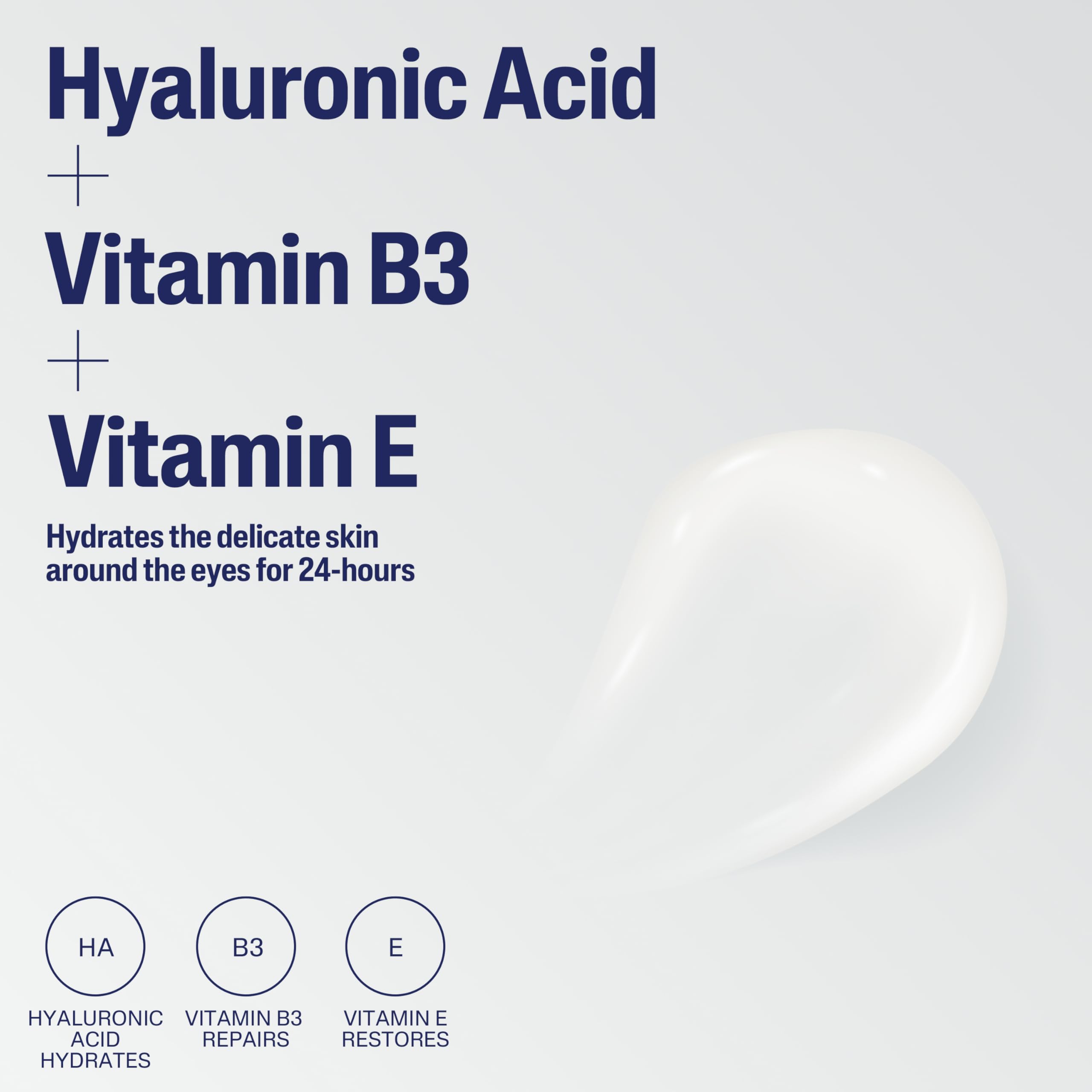 Cetaphil aplicación con los dedos en el contorno de ojos para hidratación precisa