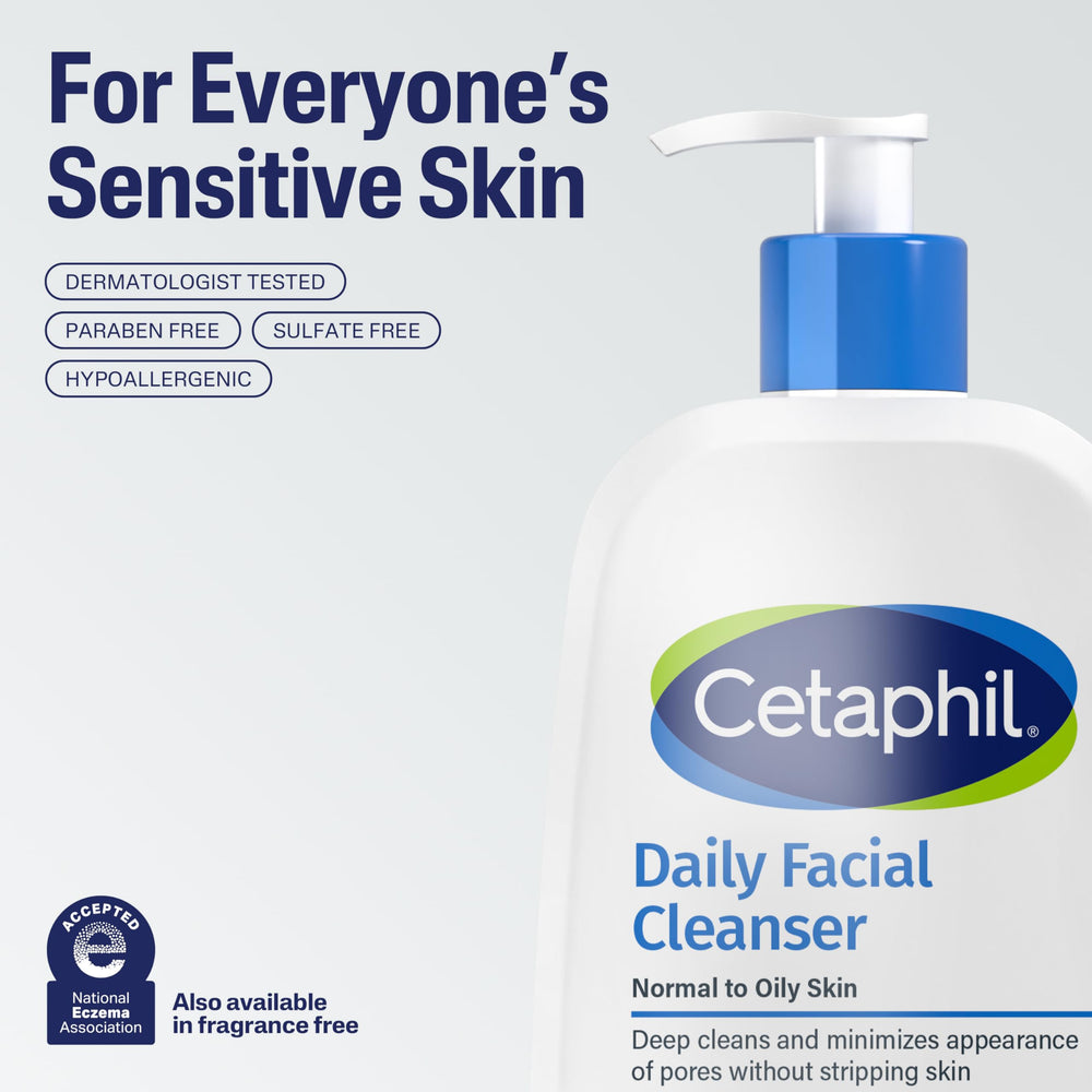 Cetaphil etiqueta con ingredientes destacando glicerina y niacinamida