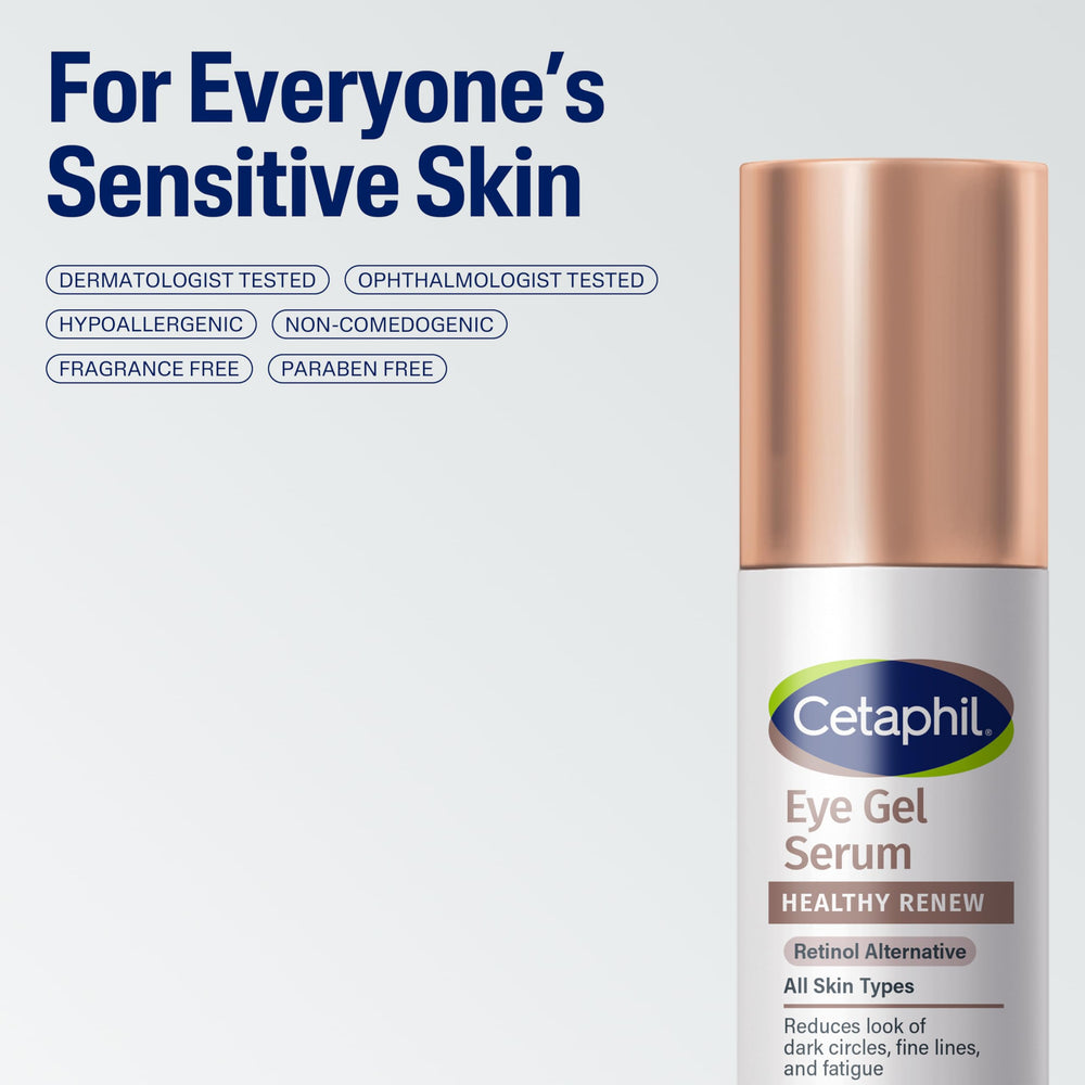 Cetaphil etiqueta con ingredientes clave mostrando péptidos y vitaminas beneficiosas