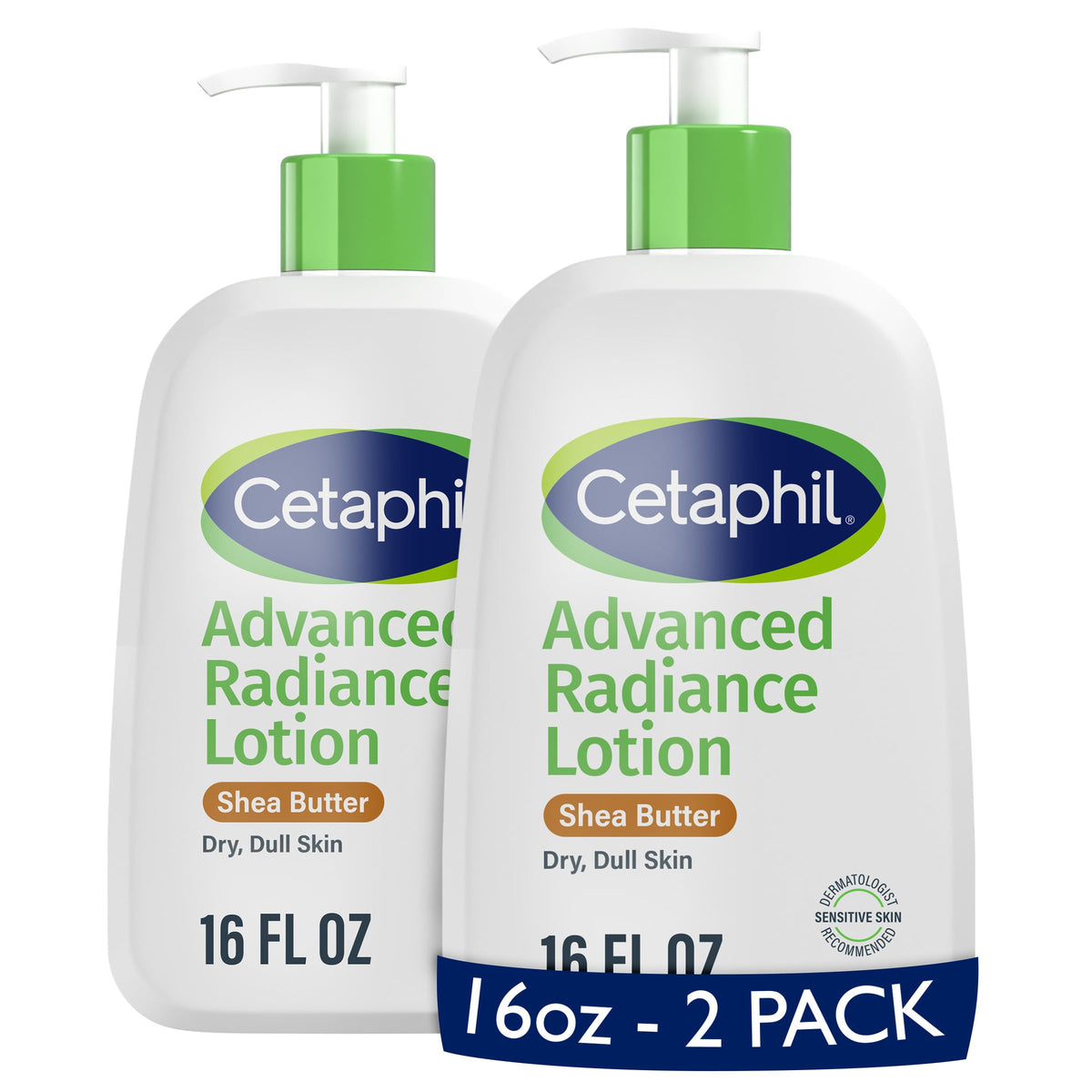 Cetaphil envase frontal mostrando marca y tamaño, hidratación visible