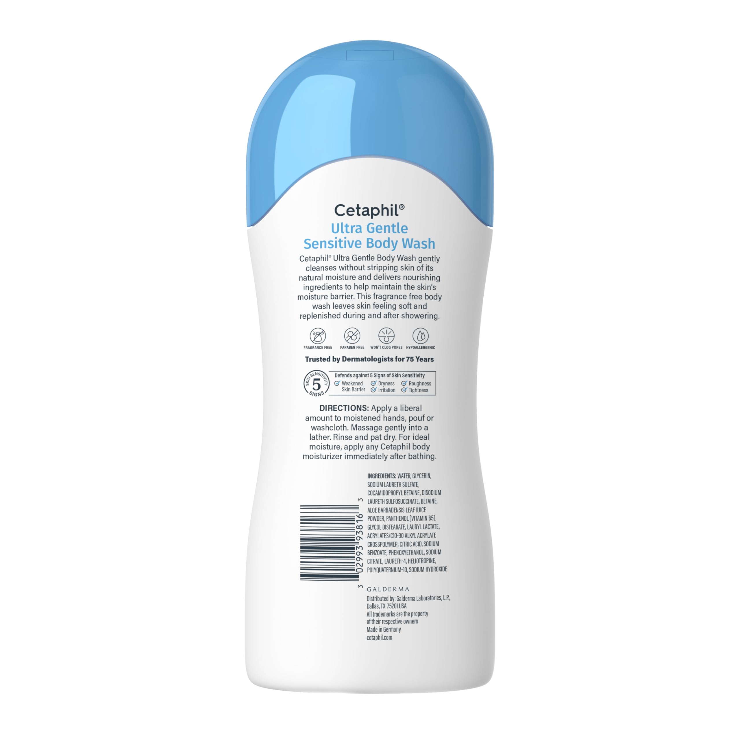 Cetaphil in a calm bathroom routine scene promoting soothing, replenished skin