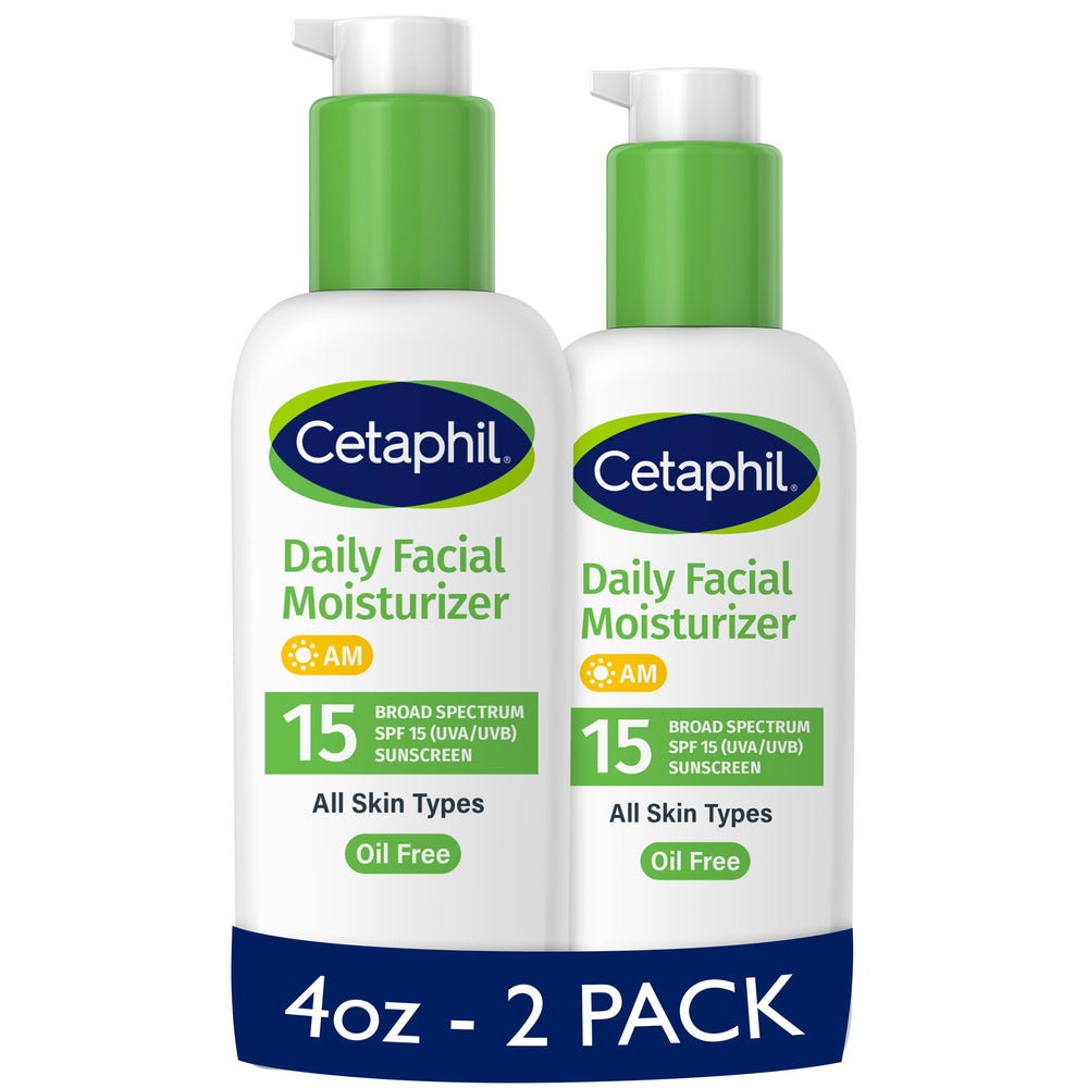 Cetaphil pack frontal mostrando los dos tubos y beneficio hidratación diaria