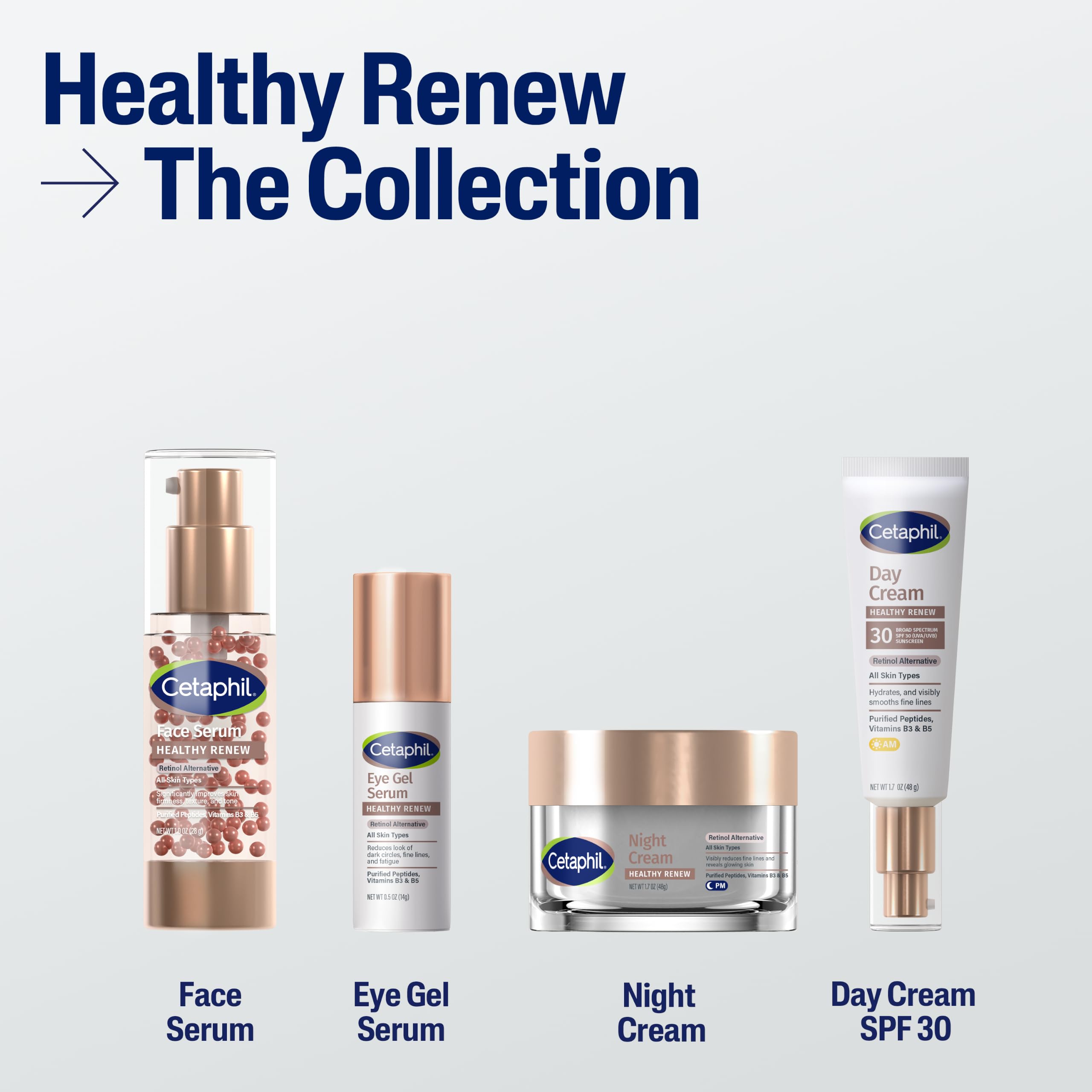 Cetaphil frasco 0.5oz a escala para apreciar tamaño y viajar con facilidad