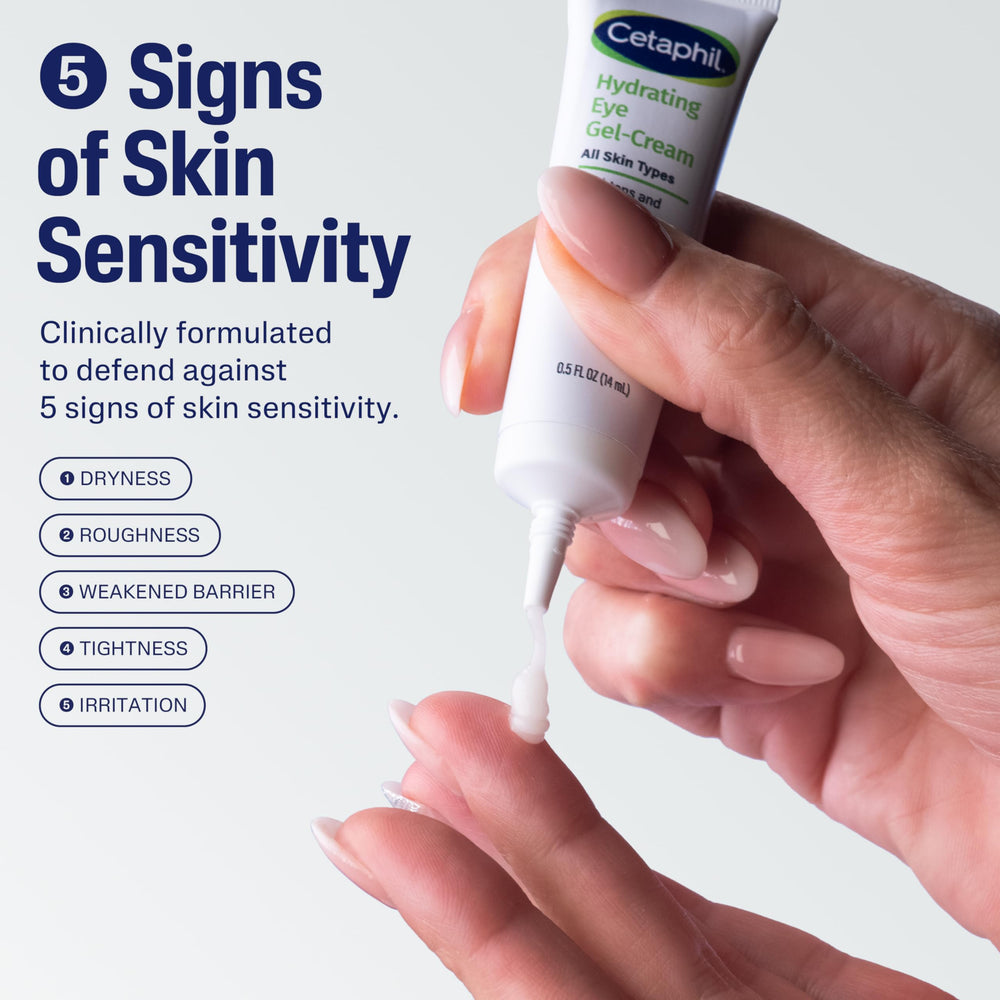 Cetaphil textura gel-crema extendida que revela absorción rápida y sensación fresca