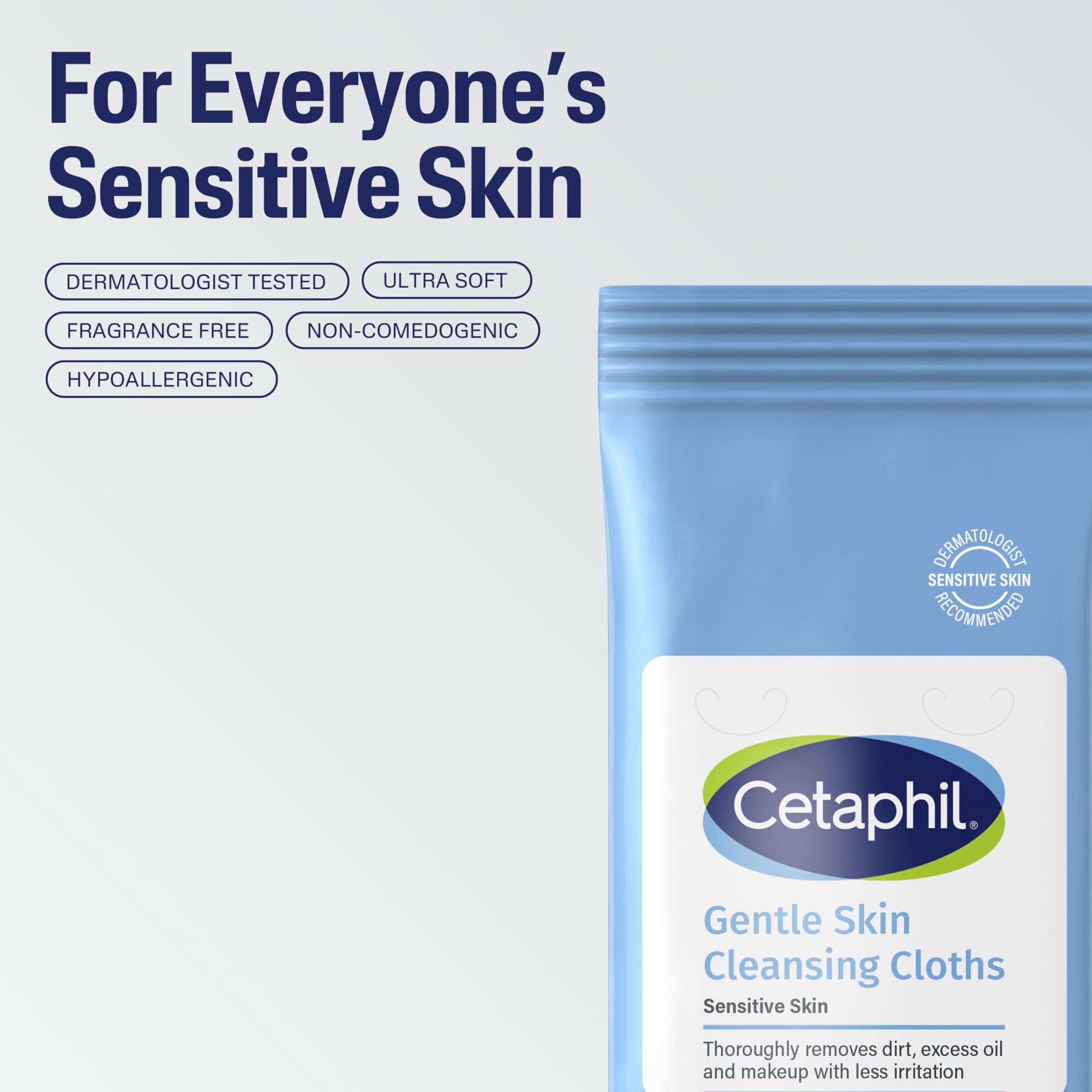 Cetaphil toallitas sacadas del envase manteniendo humedad