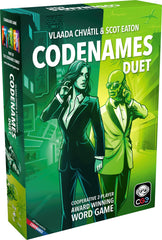 CGE Codenames Duet 2.ª edición caja frontal mostrando diseño renovado y fácil identificación
