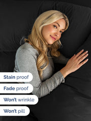 CGK Unlimited cuatro fundas oversize en la cama, comodidad extra