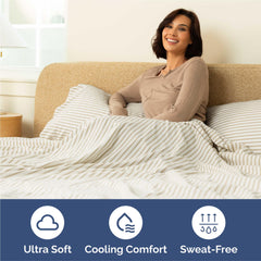 CGK Unlimited fundas de almohada a juego detallando costuras y comodidad al descansar