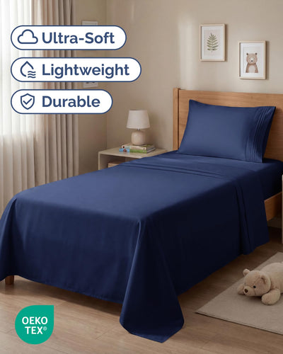 CGK Unlimited fitted sheet deep pocket detail demonstrating secure fit
