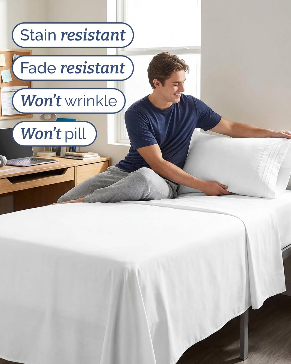 CGK Unlimited funda de almohada doblada, aspecto limpio y ordenado