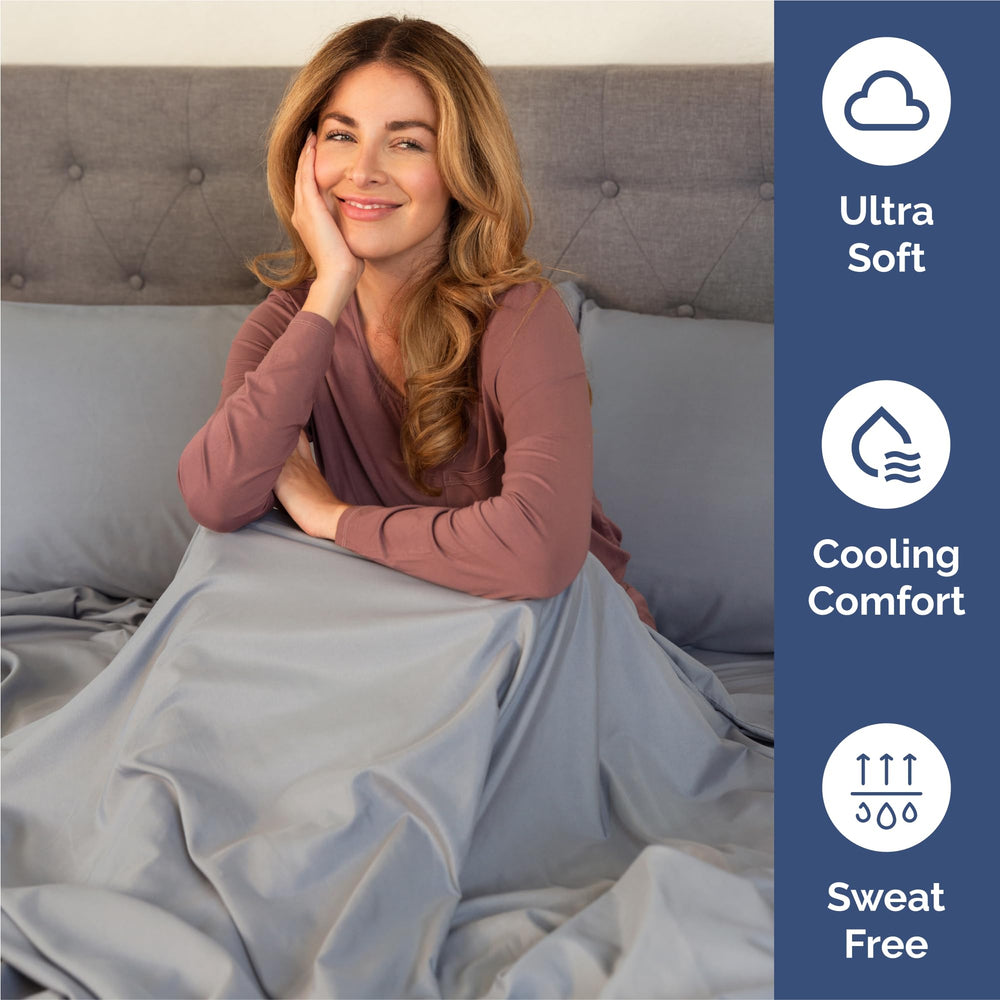 CGK Unlimited dos fundas de almohada apiladas, suaves y resistentes al uso