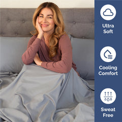 CGK Unlimited dos fundas de almohada apiladas, suaves y resistentes al uso
