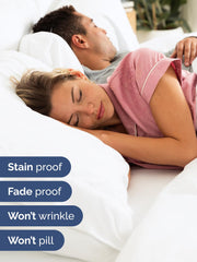 cgk unlimited: cuatro fundas oversized colocadas, comodidad para almohadas grandes