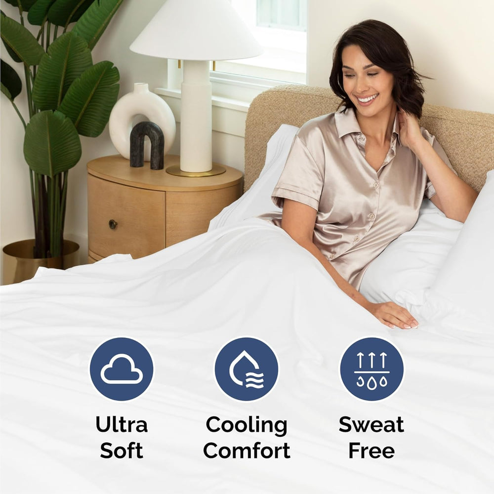 CGK Unlimited dos fundas de almohada colocadas, comodidad garantizada