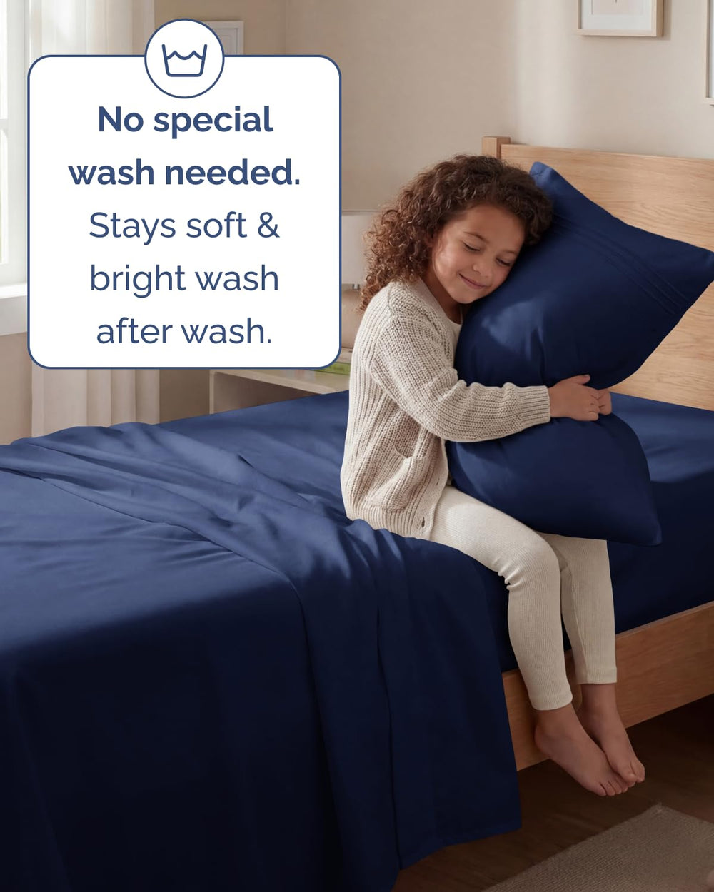 CGK Unlimited sheet set on styled bed showing inviting bedroom comfort