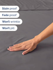 CGK Unlimited oversized pillowcases close-up showing roomy fit and secure closure