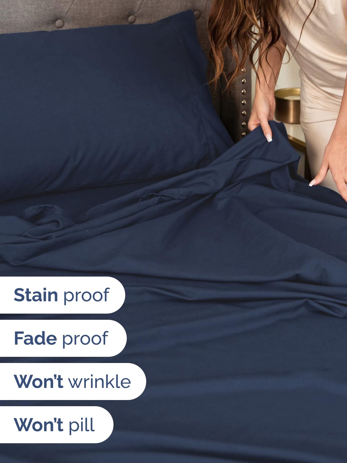 CGK Unlimited pillowcase detail with enclosure demonstrating secure pillow protection