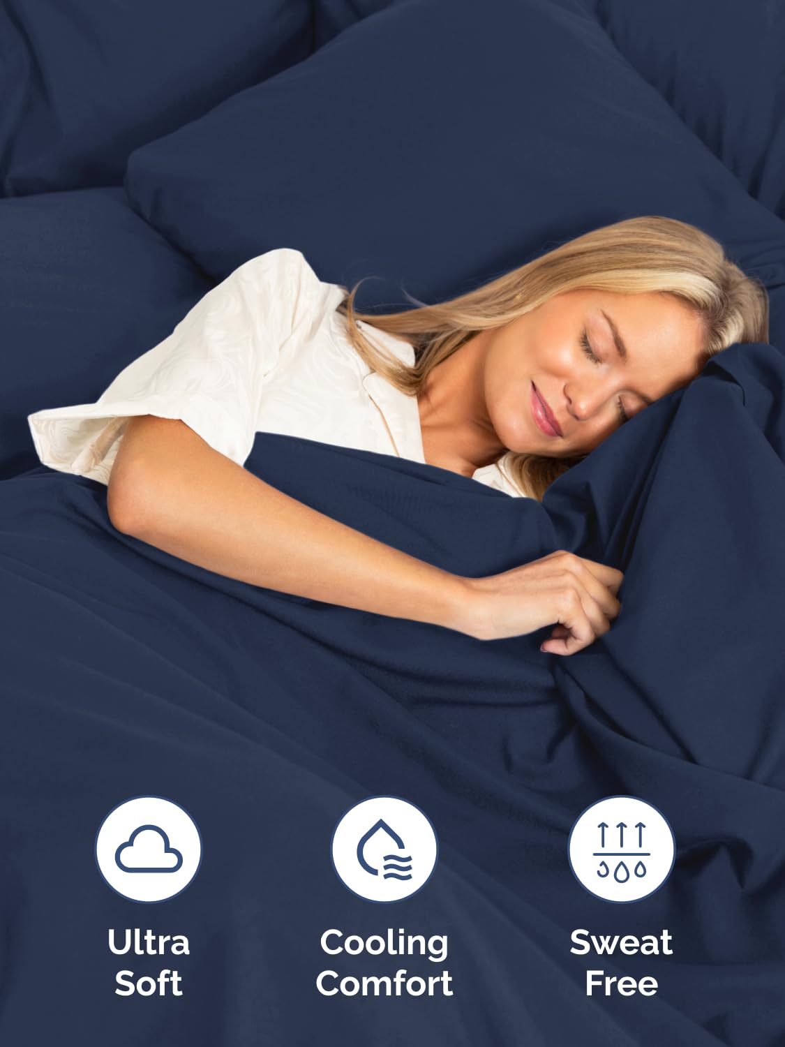 CGK Unlimited stacked sheets showing thickness and extra pillowcase value