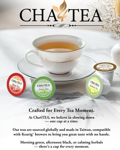 Cha4TEA detalle de cápsulas selladas, conservación del aroma