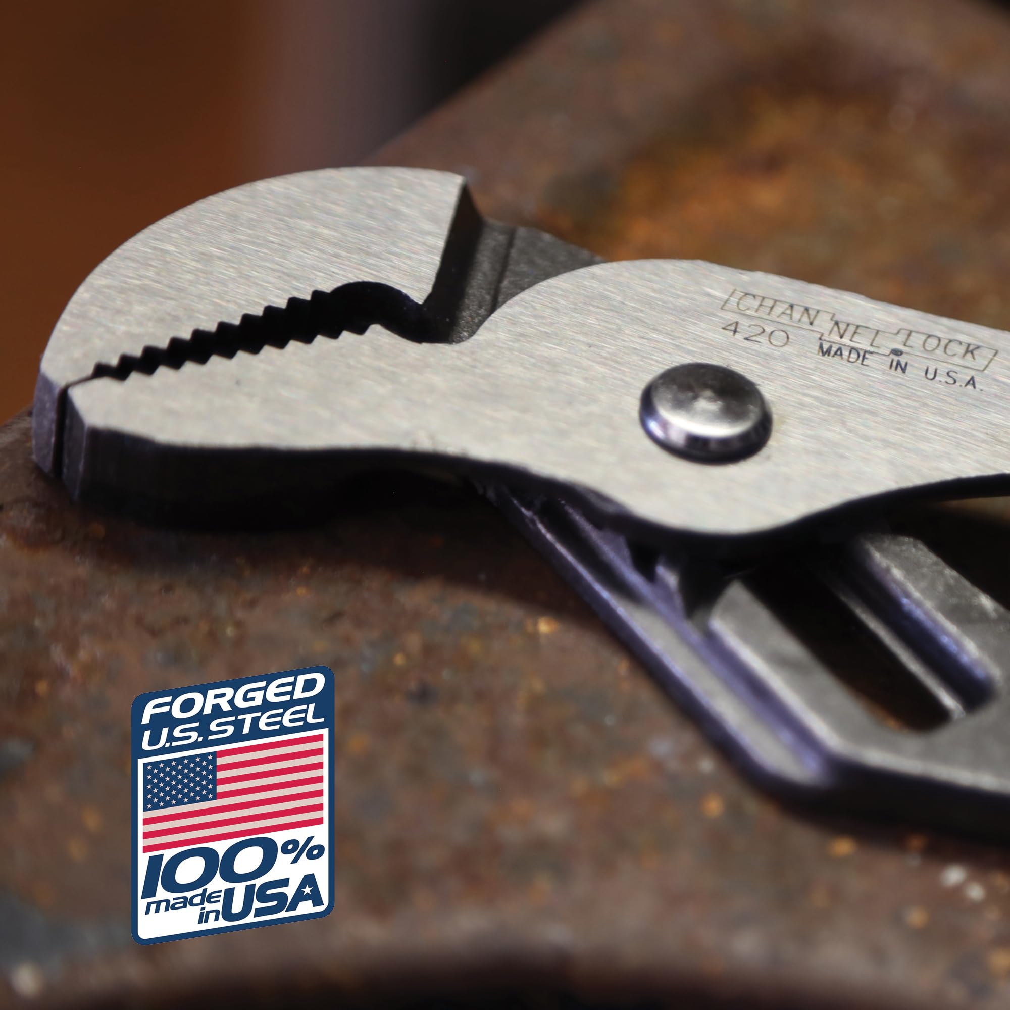 Channellock empuñadura azul ergonómica que mejora el confort
