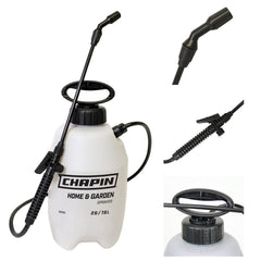 CHAPIN front view showing tank and pump handle for easy handling