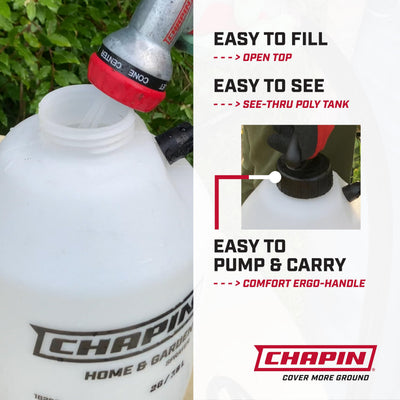 CHAPIN wand and adjustable cone nozzle close-up for precise control