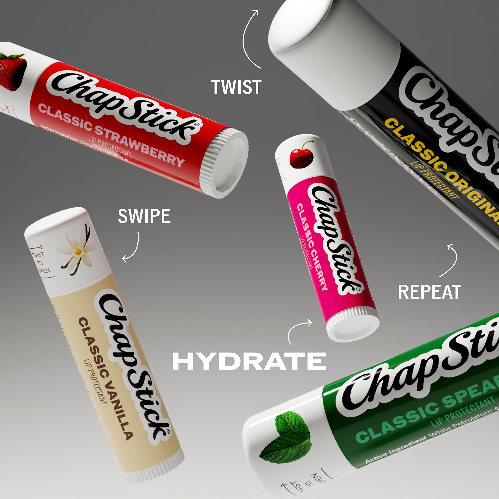 ChapStick dentro de un neceser listo para viaje y uso continuo