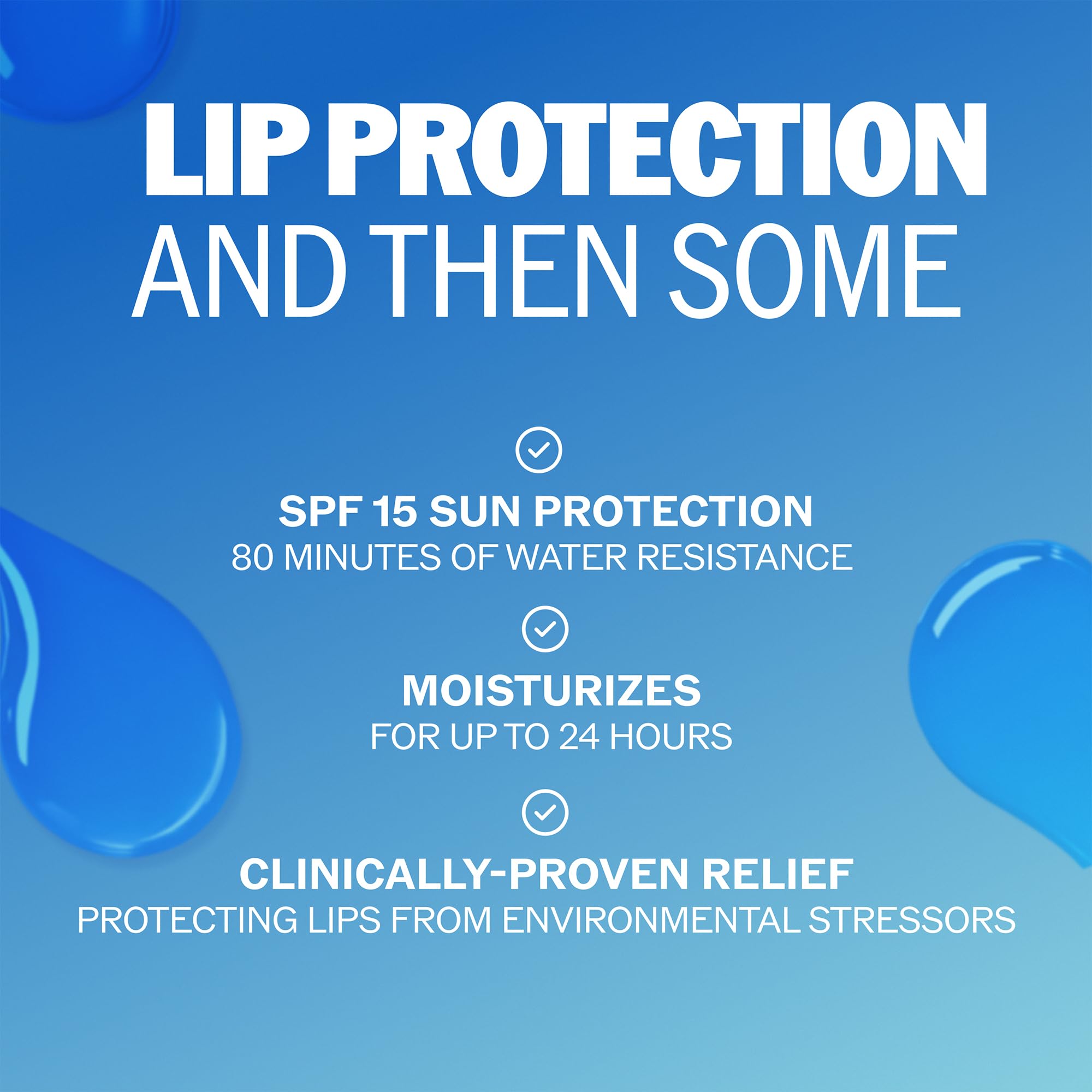 ChapStick etiqueta visible con ingredientes y beneficios para piel sensible