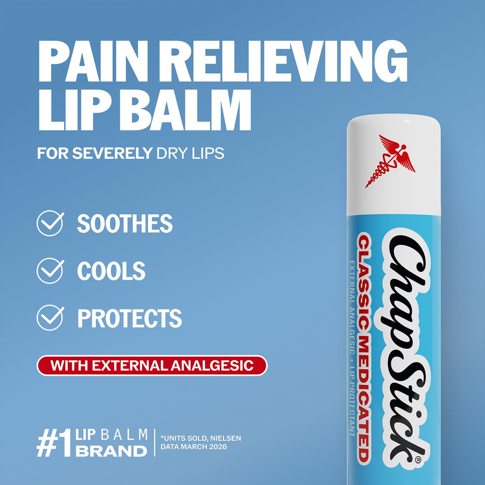 ChapStick placed in first aid kit showing readiness for emergencies