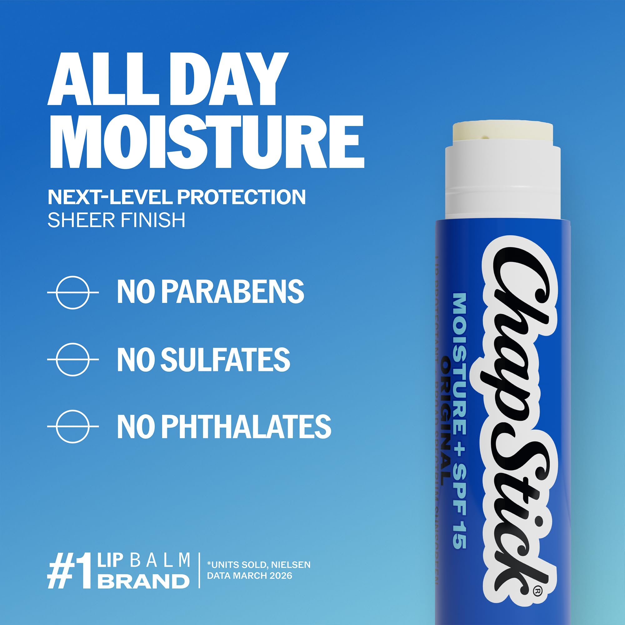 ChapStick varias unidades dispuestas sobre mesa ideal para repartir o regalar