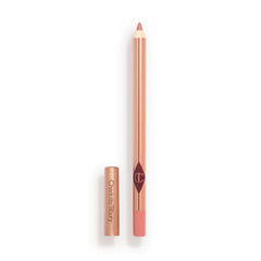 Charlotte Tilbury lápiz frontal mostrando diseño premium y color Pillow Talk Fair