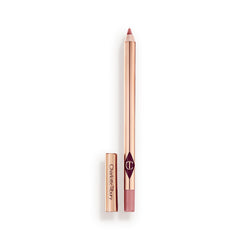 Charlotte Tilbury empaquetado frontal mostrando el lápiz y beneficio de presentación premium