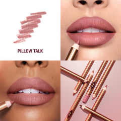Charlotte Tilbury textura del trazo cercano que muestra color intenso y aplicación suave