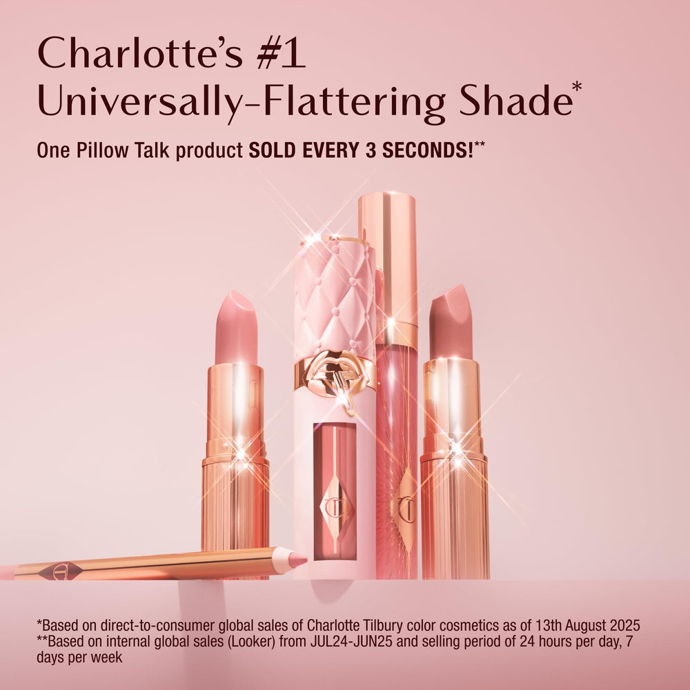 Charlotte Tilbury textura cremosa del labial mostrando acabado suave