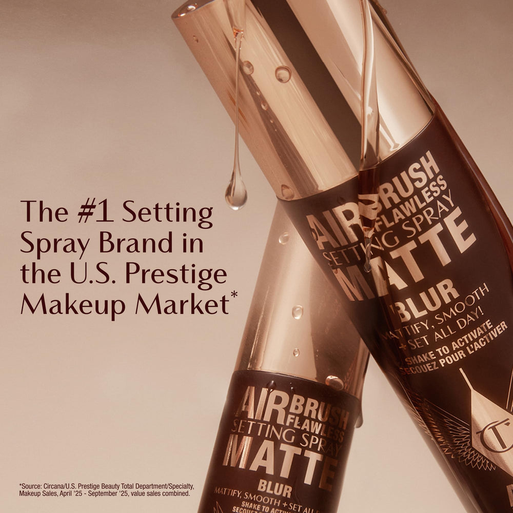 Charlotte Tilbury envase en ambiente lifestyle transmitiendo uso diario y lujo