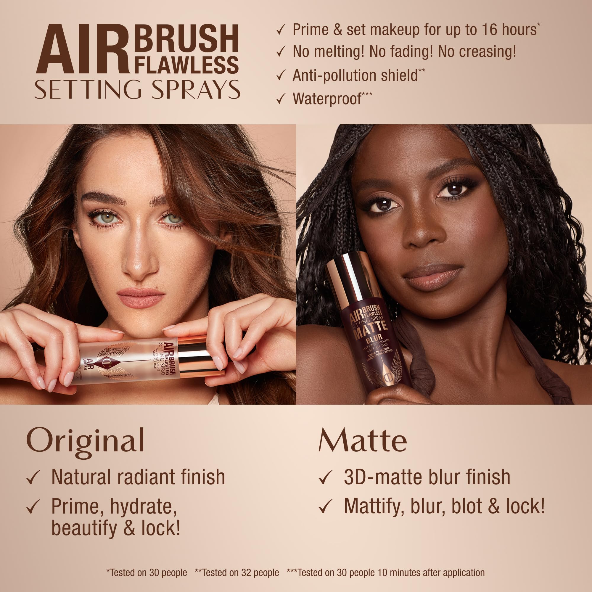 Charlotte Tilbury retoque de día refrescando maquillaje sin apelmazar